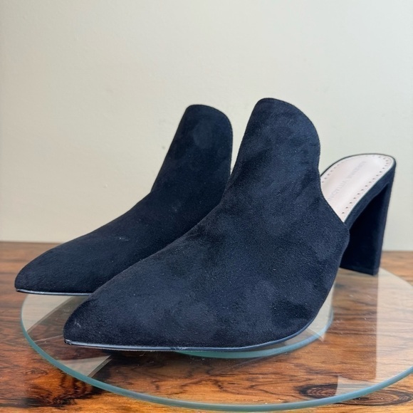 ADRIENNE VITTADINI Nella Faux Leather Block Heel Mules - Picture 4 of 15